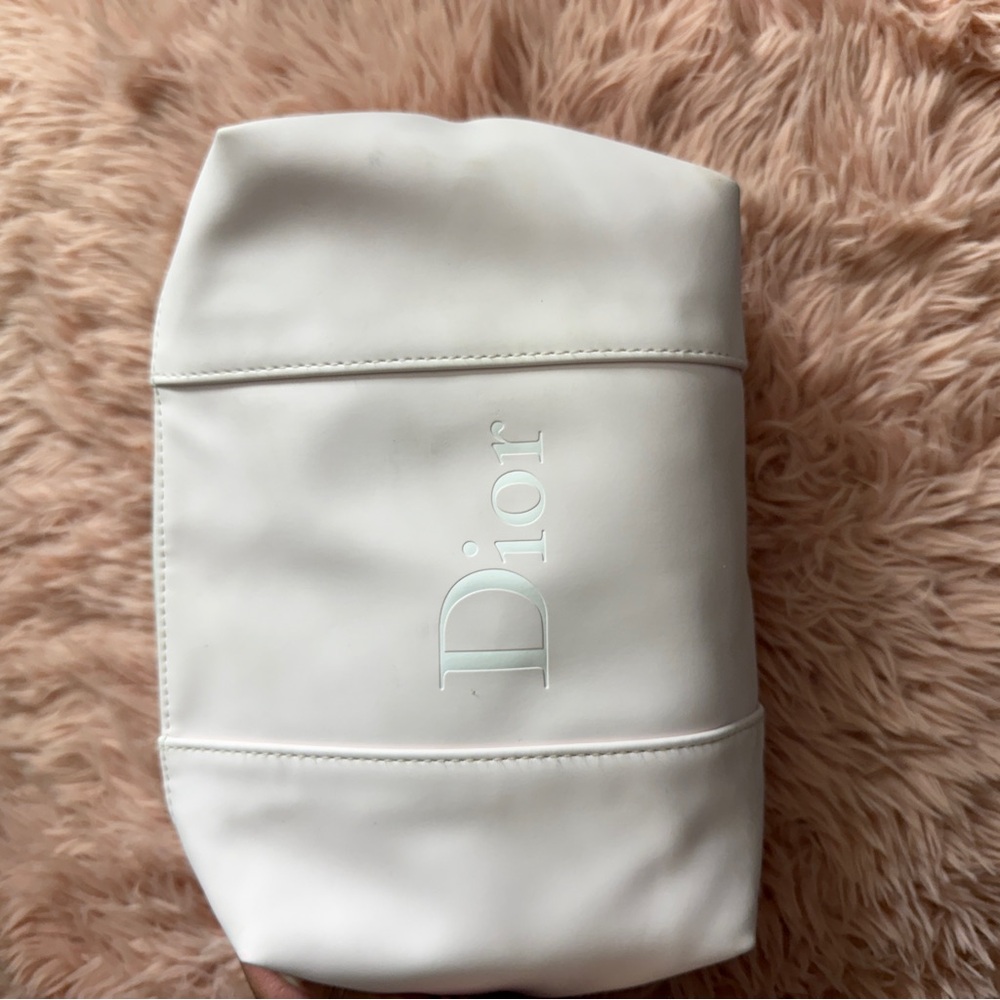 Dior White and Pink Makeup Pouch - Picture 2 of 8